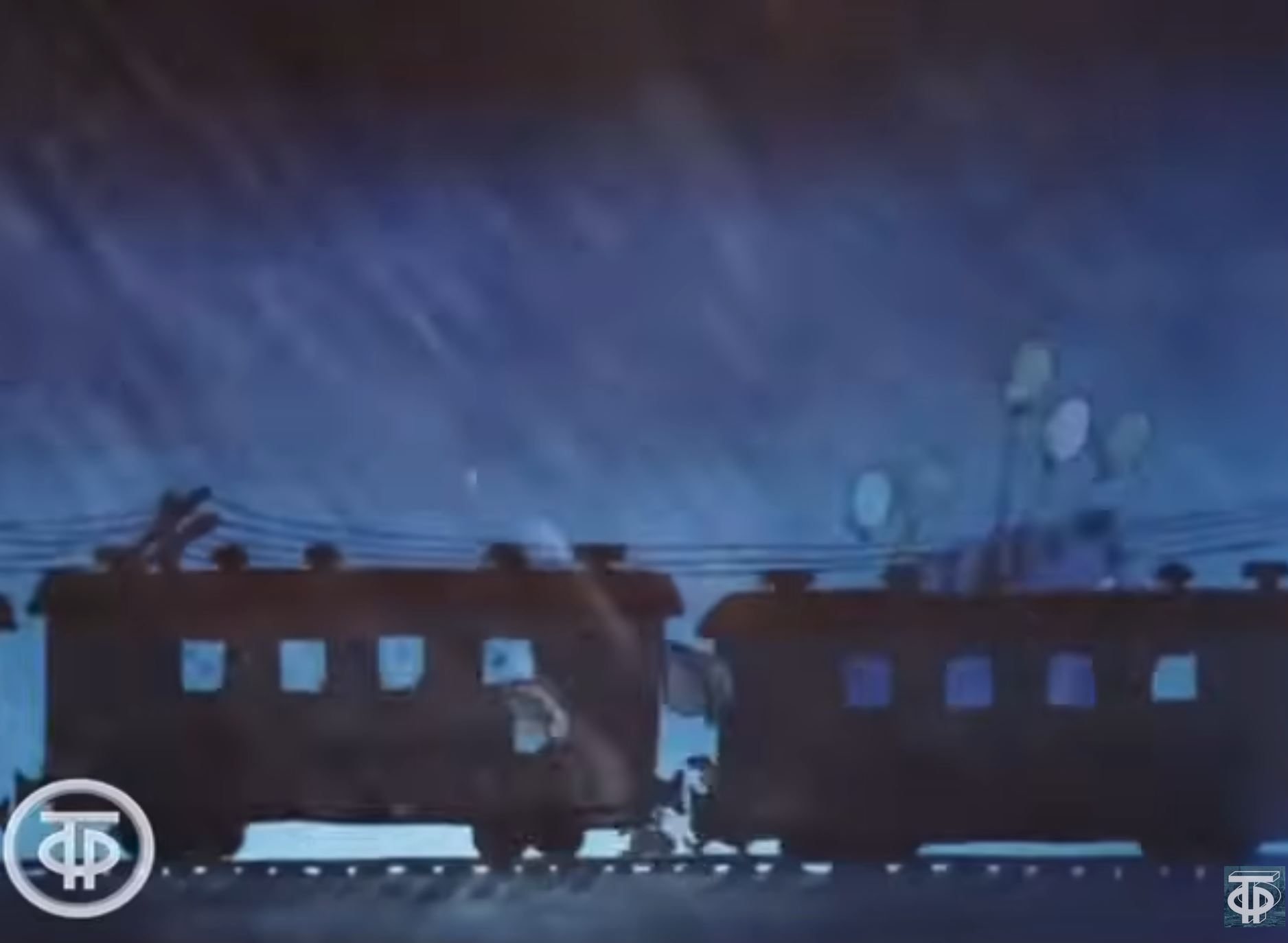 В поезде (фан-арт)